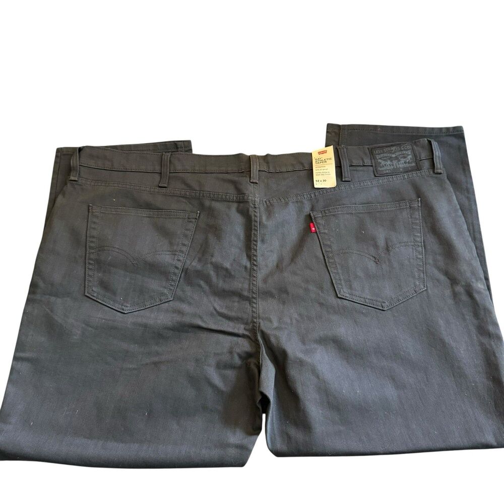 Levi's 541 Athletic Fit Jeans W\Stretch Stealth Dark Gray 52x30 NWT